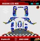 SUZUKI LTZ 400 2003 to 2008 Gr&aacute;phic Kit DECAL Ltz 400 Vinyl ATV