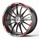 Motorcycle Wheel Decals Rim Stickers Ducati Panigale 899 959 1199 1299 RED