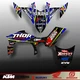 Yamaha YFZ 450R 450X 09-13 graphics decals kit stickers 450r 2009 to 2013 atv