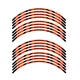 Orange PVC Remoaveble Sticker For Yamaha FJ09 MT-09 Tracer 18-20 19