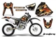 Dirt Bike Graphic Stickers Decals For Honda XR400R 1996-2004 FIRESTORM K