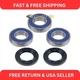 Caltric Rear Wheel Ball Bearings Seals Kit for Kawasaki KX250 1997-2002