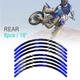 21" 18" A01B Stripe Dirt Bike Wheel Rim Stickers For Honda CRF 230L 08-09