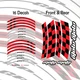 GP01 17" Wheel Decal Stickers Set For Honda CBR650R 19 20