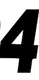 QTY 2 | Dirt Digits Super Competition Stick-On 5in. Black Number 4 SX53B-4