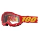  ACCURI 2 ENDURO Mountain Bike & Motocross Racing Adult Neon/Red - Clear Lens