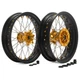 For Suzuki 17" Supermoto CNC Wheels Set DRZ400 00-04 DRZ400S DRZ400SM 2000-2024