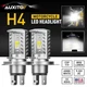 2X AUXITO H4 9003 HB2 LED Motorcycle Headlight Bulb Hi Low Beam 6500K High Power