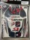 EVS R4 MARTINI BLACK RACE COLLAR GRAPHICS KIT  / YOUTH / NEW / FREE SHIP