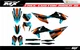 Fit KTM XCW XCFW EXC EXCF 2020 to 2023 & 2019 to 2022 SX SXF XC XCF graphic kit