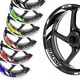 Black Graphic Rim Decal Sticker GP06 For Suzuki GSXS750 V-STROM 250 SV650X