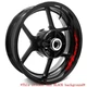 Wheel Rim Decal Letters Strips Stickers For Honda CB 919 Hornet 900 2002-2007