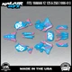 Graphics Kit for Yamaha YZ250 YZ125 (1996-2001) YZ 250 YZ 125 Spear - Pink