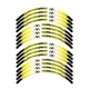 P05B For Yamaha MT03 MT-3 18-20 Yellow Rim Tape Sticker 19