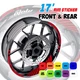 AA02 17 inch Wheel Rim Sticker Stripe For Kawasaki NINJA 1000 SX 11-19