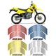 Reflective Tire Rim Stickers Wheels Decal Tape For SUZUKI DRZ 250 DR-Z 400/S/E