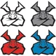 Moose Offroad Decal - Angroid - 4 Pack 4320-2528