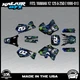 Graphics Kit for Yamaha YZ250 YZ125 (1996-2001) YZ 250 YZ 125 Core - BLUE