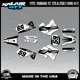 Graphics Kit for Yamaha YZ250 YZ125 (1996-2001) YZ 250 YZ 125 Swift- White