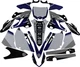 Dcor Complete Graphics Kit Cor 9 White for Yamaha YZ250 2-Stroke/YZ125 2015-2021