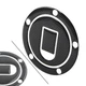 Gas Tank Fuel Cap Cover Protector Pad ABS For Kawasaki Ninja ZX-10R/6R/9R 04-05
