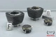 2004 Harley Softail Engine Cylinder Jug + Piston Set WRINKLE BLACK 9K #4111
