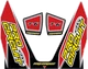 Pro Circuit T-6 Exhaust Decals Red DC22T6-RED