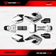 White & Gray Shift Racing Graphics Kit fits Honda Cr125 Cr250 00-01 CR 125 250