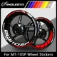 Reflective Motorcycle Wheel Sticker Rim Tape Decals Fits For YAMAHA MT10SP