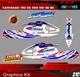 Graphics Kit Premium Fits KAWASAKI 750 sx Srx Sxi Jet Ski  Set Decals Stickers