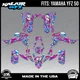 Graphics Kit for Yamaha YFZ 50 YFZ50 (All Years) Snagged Series - Magenta