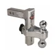Trimax TRZ8AL 8" Aluminum Adjustable Drop Hitch w/ Locking Ball Mount
