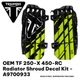 OEM Triumph TF 250-X 450-RC Radiator Guard Shroud Decal Kit - A9700933