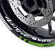 Wheel Decor Decal Sticker STRIPE 17'' Rim For Kawasaki NINJA 650R 2006-2018 17
