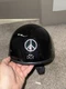 Fulmer Flames Skull Cap Half Motorcycle Helmet Size Small AF-81