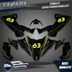 Yamaha YFZ 450R 450X Graphics kit 2014 2016 2018 to 2025 decals stickers ATV