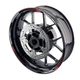 R03B For 2011-2015 Aprilia RSV4 R APRC Red Removable Rim Sticker 14 13 12