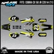 Graphics Kit for COBRA CX50 JR 2014-2021 FH Series - Yellow