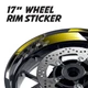 GB18 17'' Rim Wheel Stickers Decal Graphic Kit For Yamaha FZ09 MT-09 18-21 20 19