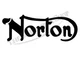 Norton Commando 750 850 Black Petrol Tank Logo Decal (1) PN# 06-4881 06-2930 ...