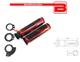 BARRACUDA RED RACE 120mm + Tiragas Knobs for Honda XR 250 SM Dall'Ara
