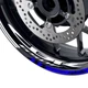 Blue AA02 17 INCH RIM DECALS STICKER KIT For Honda CBR650F 14 15 16 17 18