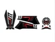Motorcycle Stickers Kit Gas Tank Side Protection 3D for Honda CBR650R 2019 -2024