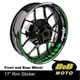 AA02 17" Wheel Rim Stickers Stripes Tape Blue For Aprilia MANA 850 07-12 07 08