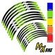 DOT Dirt Bike Rim Wraps Sticker For Kawasaki KLX 400R 03-05 04