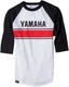 Factory Effex 17-87238 Yamaha Vintage Baseball T-Shirt 2X White/Black