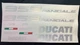 Ducati 959 Paniga fairing tank full sticker set decals graphics oem size/Brushed