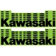 D'Cor Visuals Kawasaki OEM Decal, 10-pk. - 6in. | 40-20-107