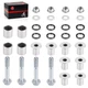 Front Upper A-Arm Bushing Seal Kit For Kawasaki KFX400 For Suzuki Quadsport Z400