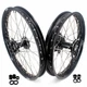 KKE 21/19 Cast Wheels Rims Fit Honda CRF450L/RL CRF450X 2019-2026 CRF250RX Black